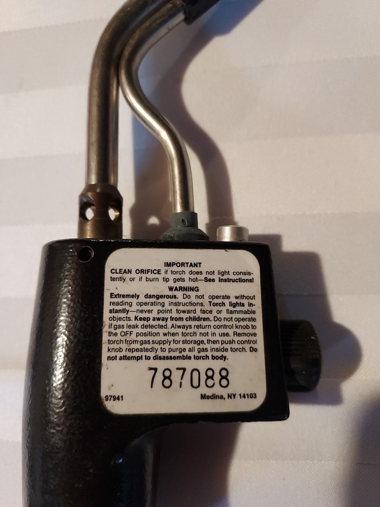 Propane Torch, Sure Fire, #T-110, Excellent Condition