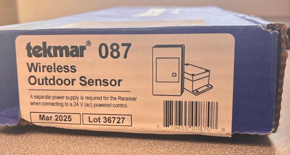 Tekmar [087] Wireless Outdoor Sensor