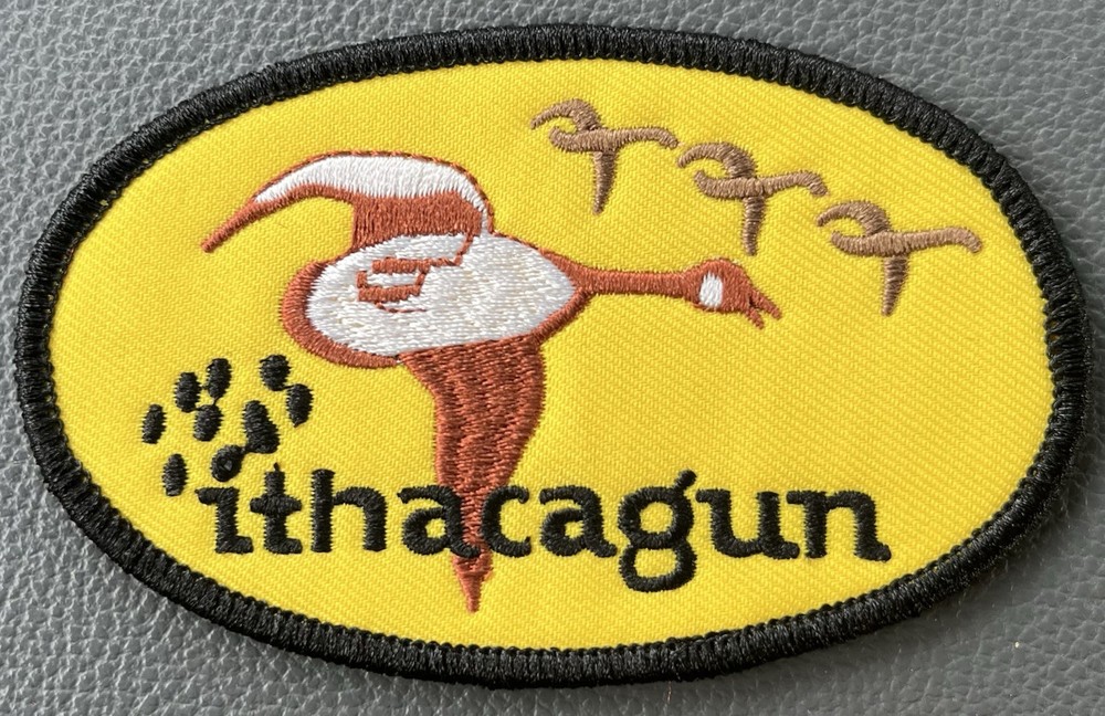 Ithaca Gun Guns Firearms Vintage Style embroidered patch