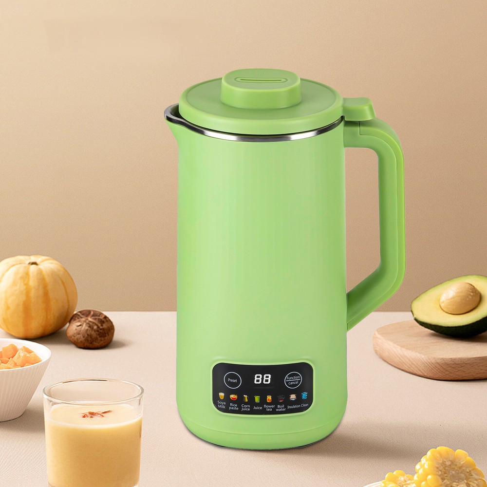 Nut Milk Maker Machine Multi Automatic Almond Milk Machine W/Blades Green US