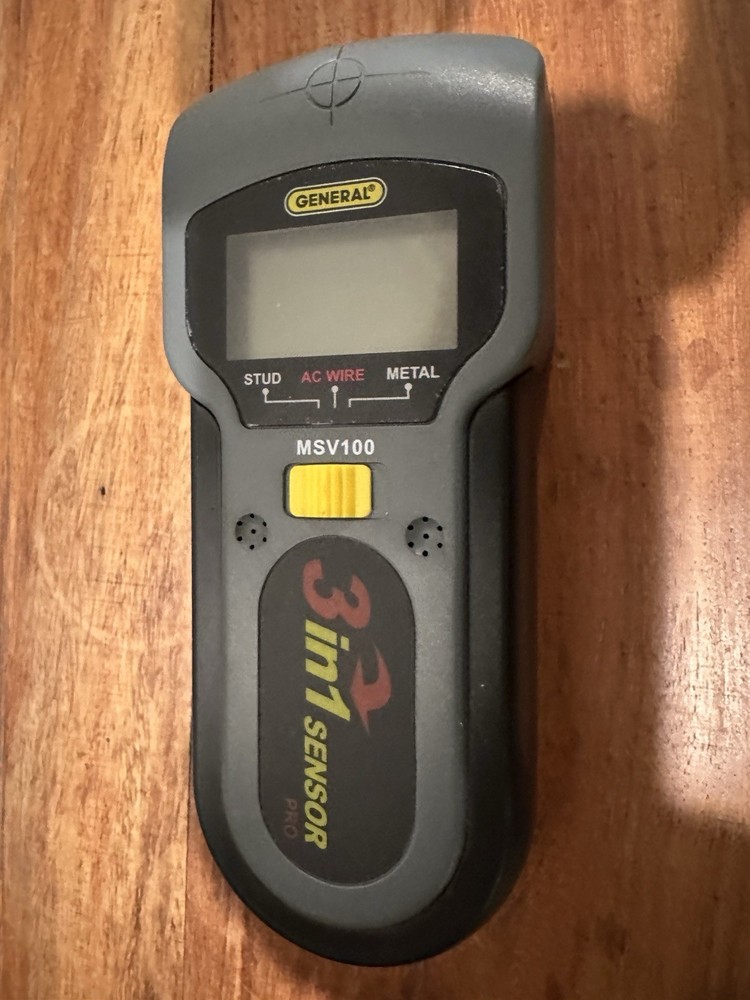 GENERAL TOOLS MSV100 STUD SENSOR TOOL METAL VOLTAGE DETECTOR