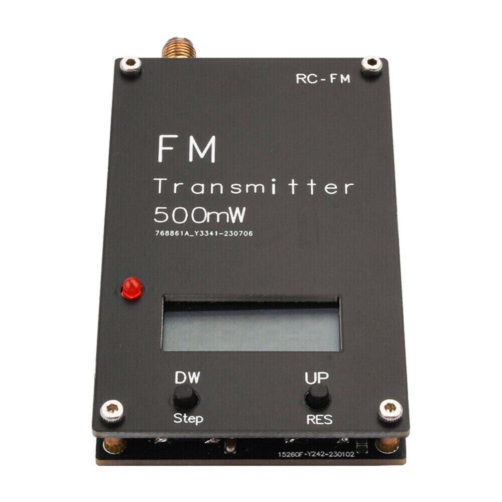 For Devices FM Stereo Transmitter With Adjustable Frequency