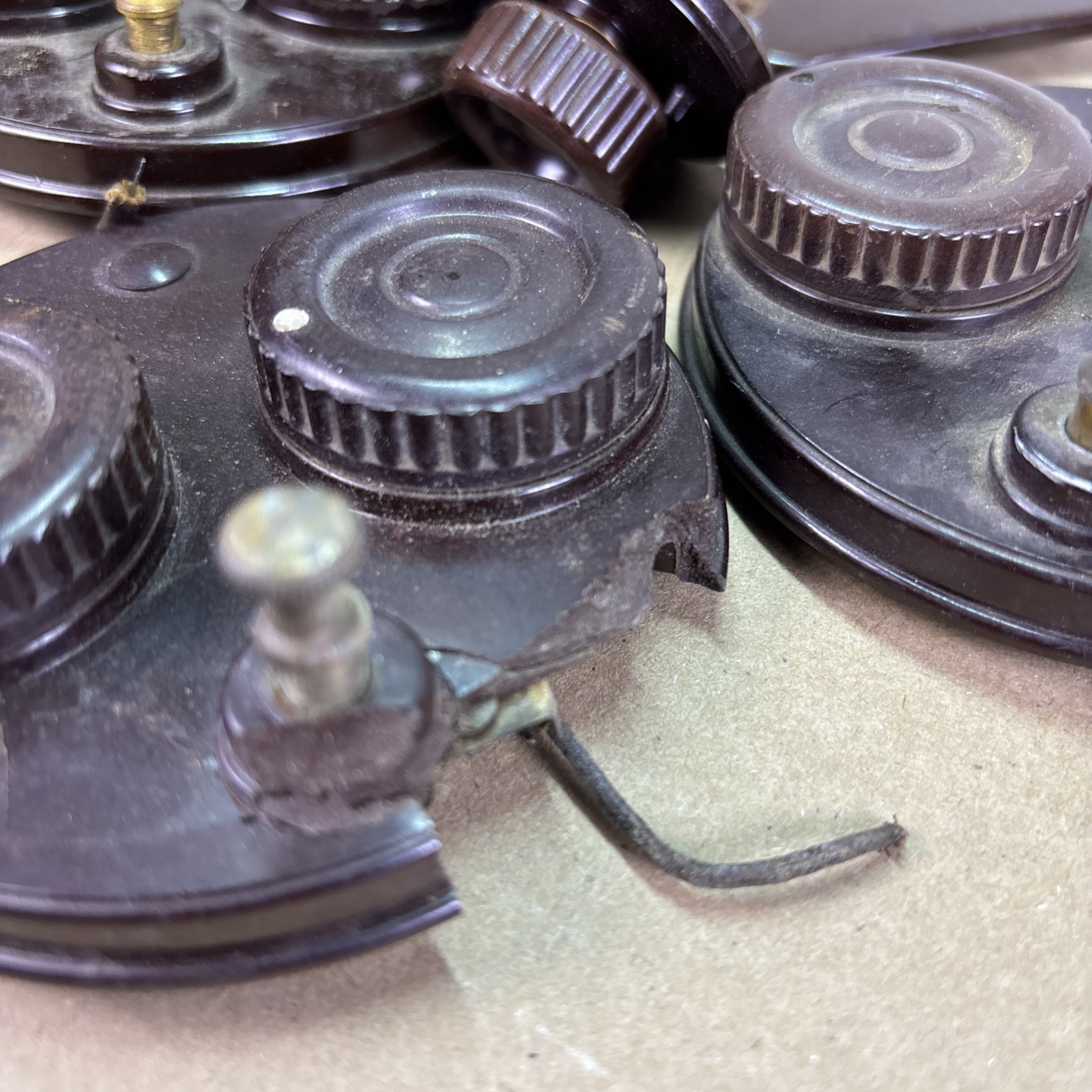 VTG Lot of 1950s Rotary Wafer Assembly Switches & Multi-Deck Ham Radio Parts