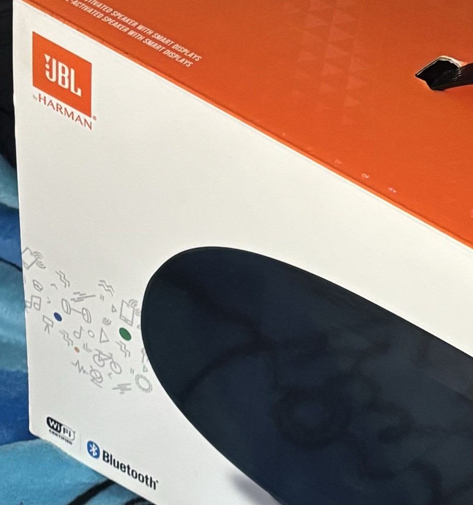 JBL Link View Smart Display Google Assistant Speaker Bluetooth WiFi w Power Cord