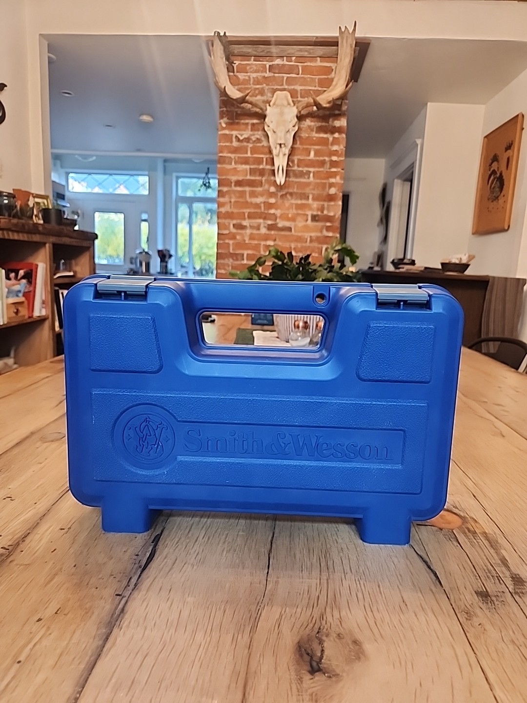Vintage Smith & Wesson Model 48 22 WMR Original Blue Hard Case, Manual, Lock