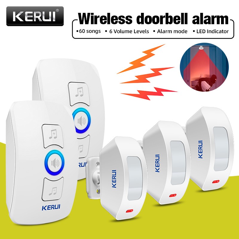 Wireless Door sensor Alarm Home Security Welcome Entry Gate Motion Detector