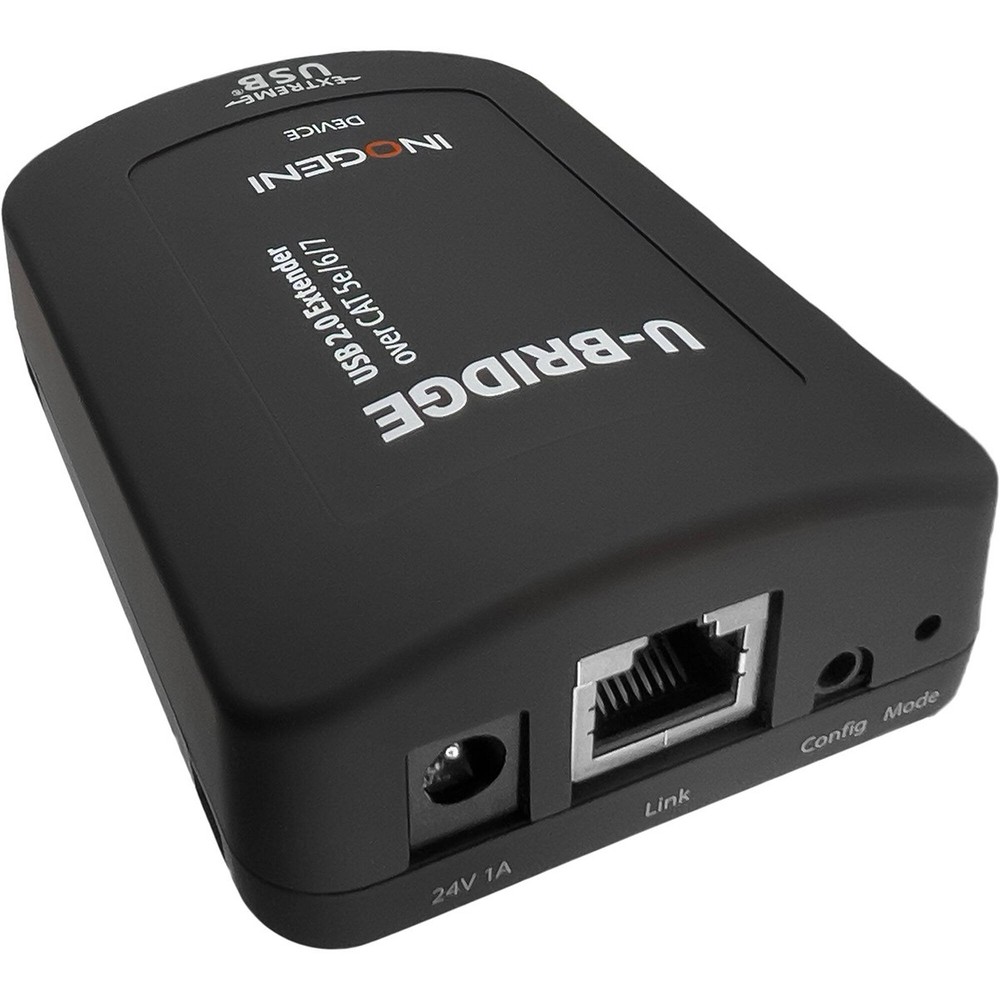 INOGENI U-BRIDGE Single-Port USB 2.0 Extender, 330' Range