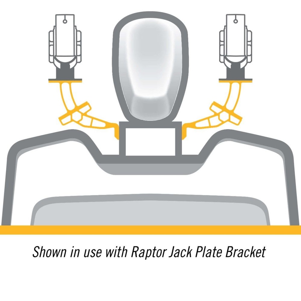 Direct Mount Angle Bracket for Raptor – Black