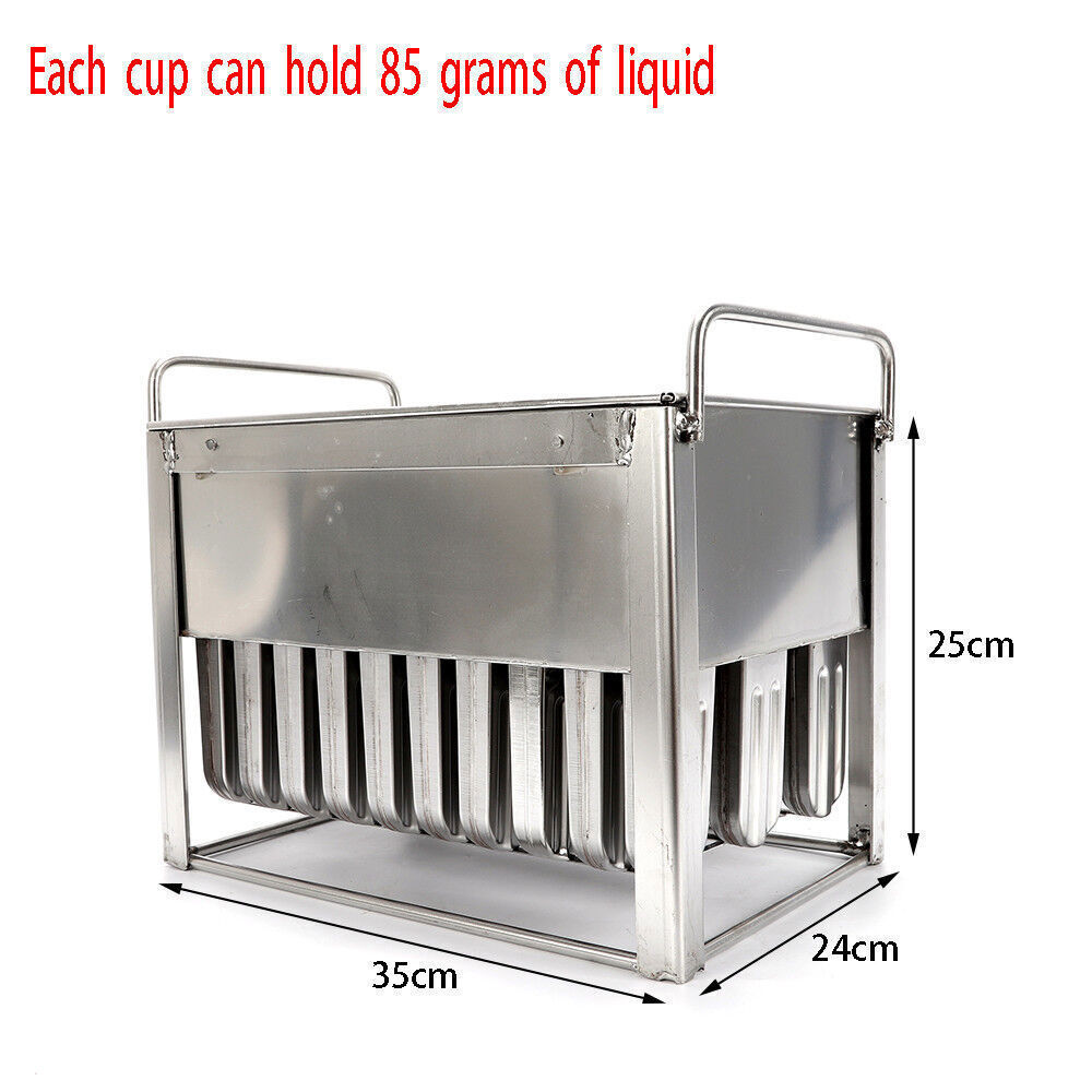 30pcs Stainless Steel Molds Pop Lolly Ice Cream Stick Holder Mold Stick