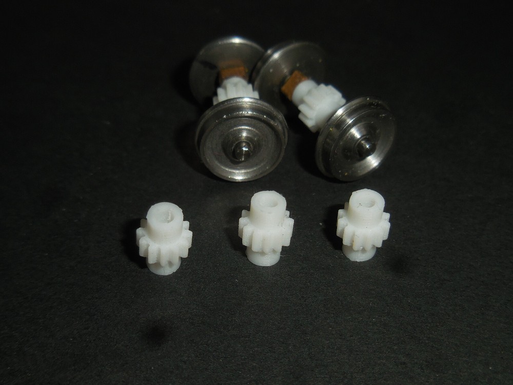 6 X Athearn, Proto 2000 Type Replacement Axle gears, Improved (READ UPDATE) HO
