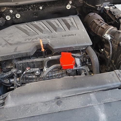 Battery Terminal Covers 4 Pack (2 Red 2 Black), Flexible PVC Insulating Caps