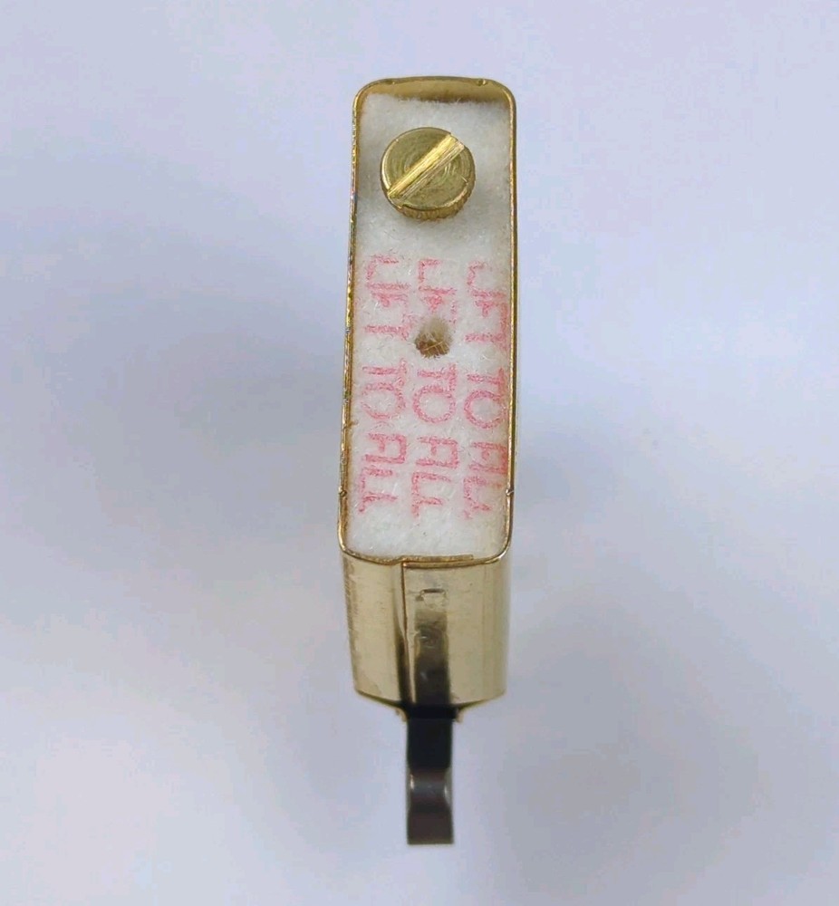 ZIPPO Lighter INSERT - BRASS Plated REPLACEMENT (No Outer Case) Year=2025, NEW
