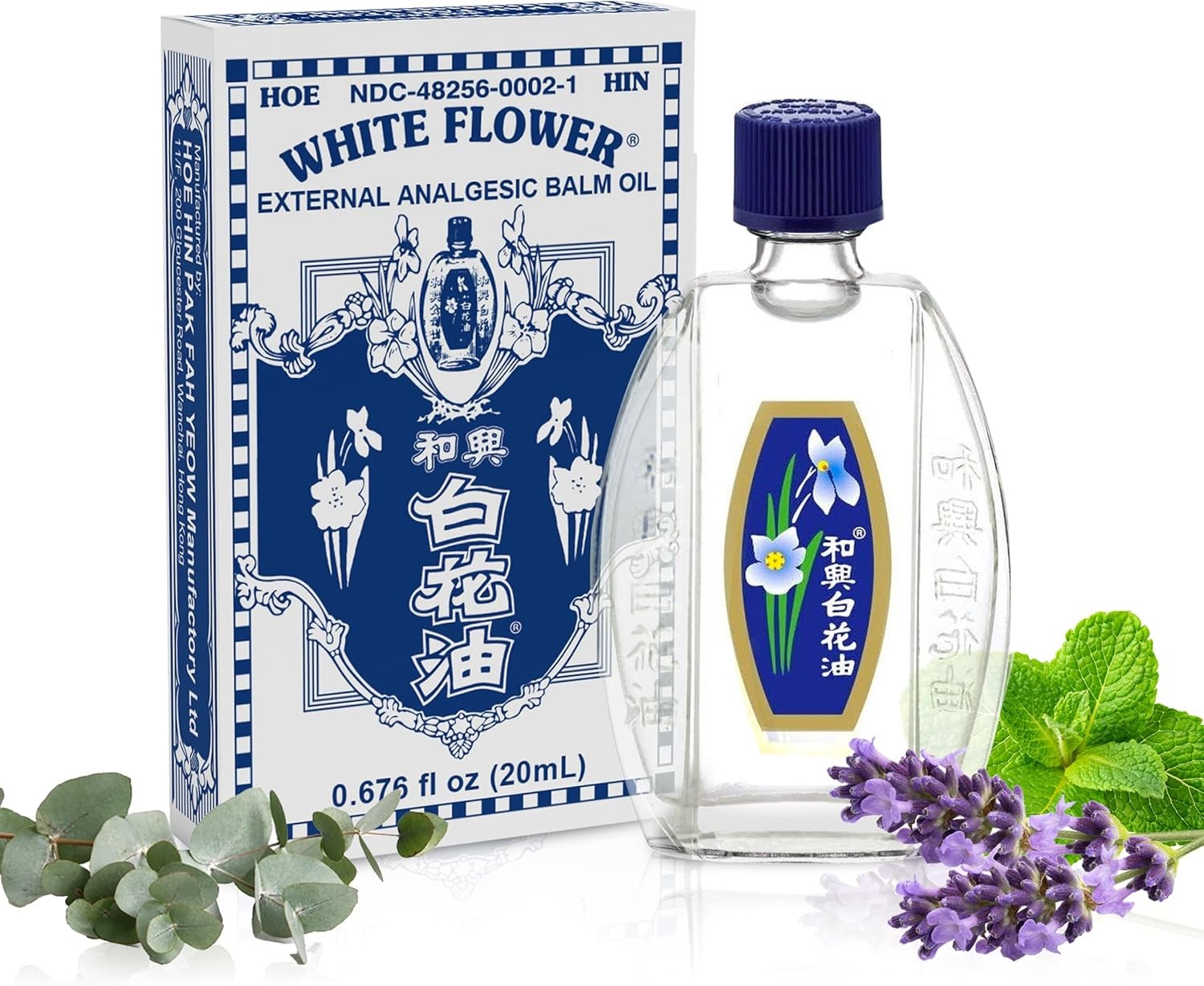 White Flower External Analgesic Balm Oil Pain Relief -20ml/ 0.676fl Oz-Exp:2029