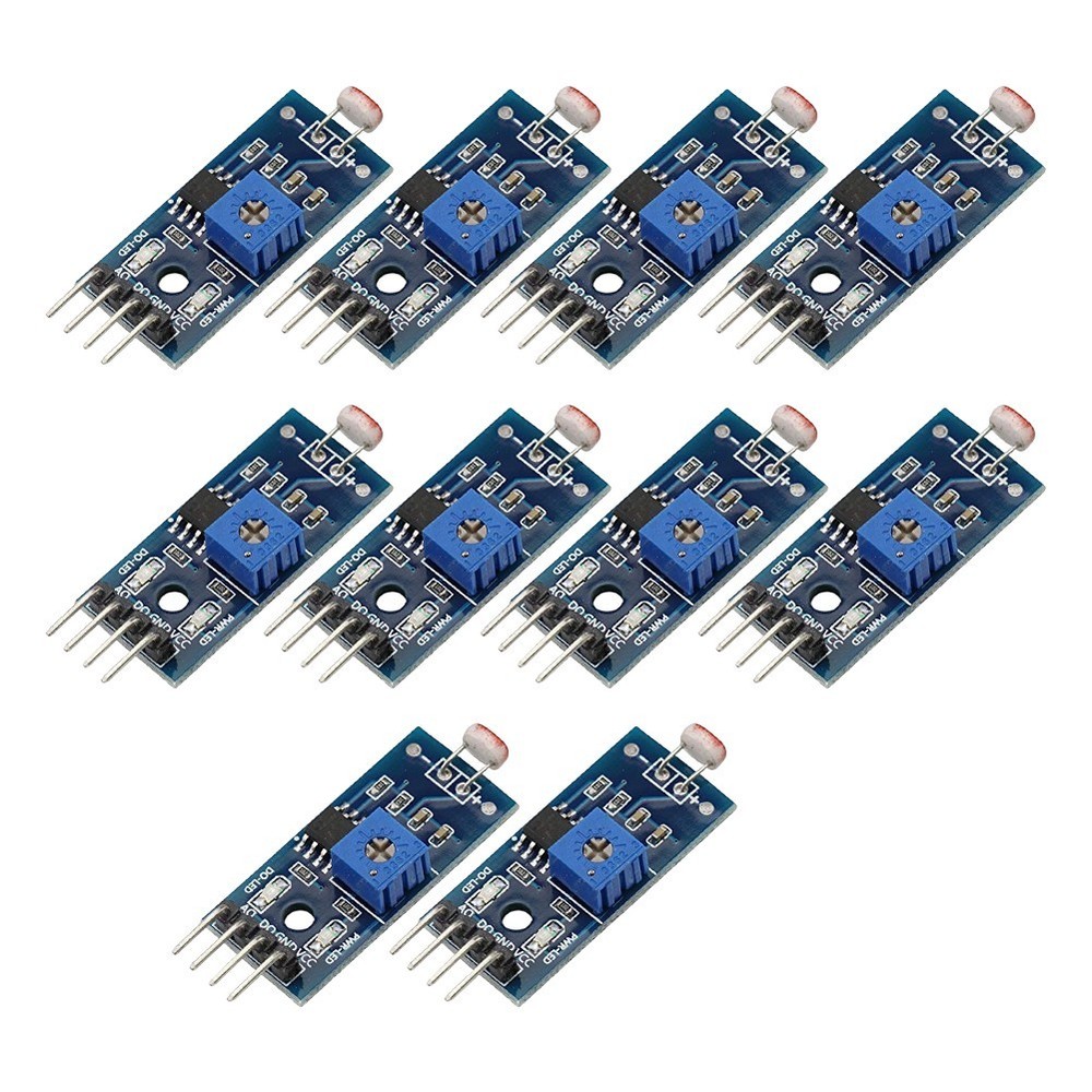 10PCS Digital Light Sensor Module Adjustable for Precise Ambient Light Sensing