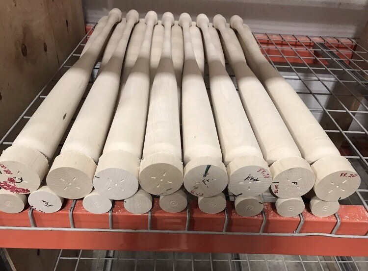 3 Craft Quality Wooden Blem Baseball Bats (FREE SHIPPING!)