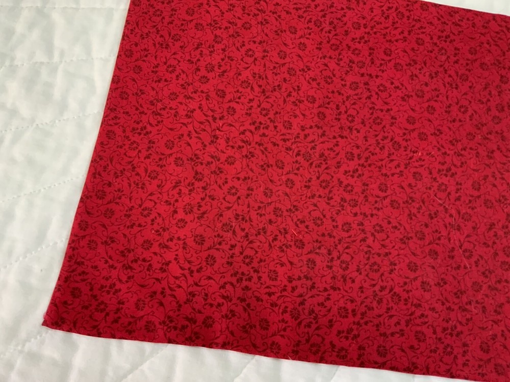 Vintage Patchwork Quilt Table Topper, Triangles, 1930’s, Calico Prints, Multi