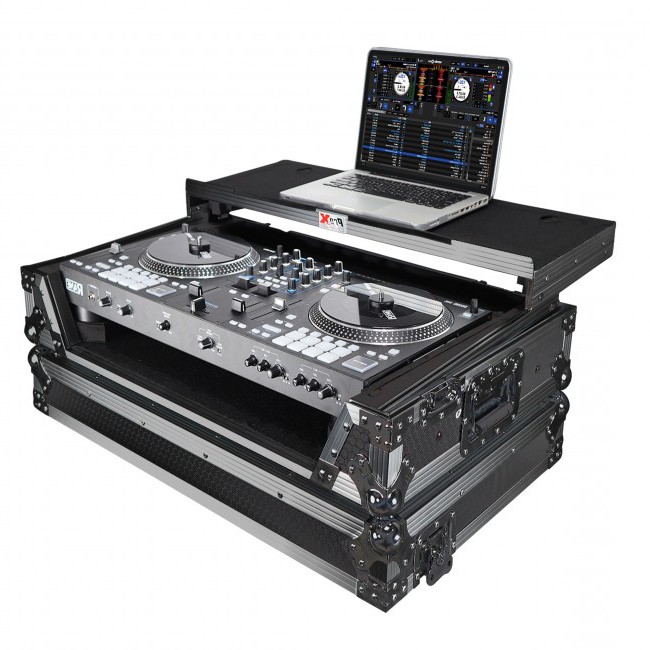 Pro X Flight Case For RANE ONE DJ Controller w/Shelf, 1U Rack, & Wheels (Black)