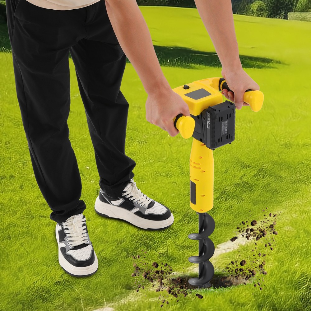 Cordless Post Hole Digger Electric Hole Digging Machine Ground Drilling Machine