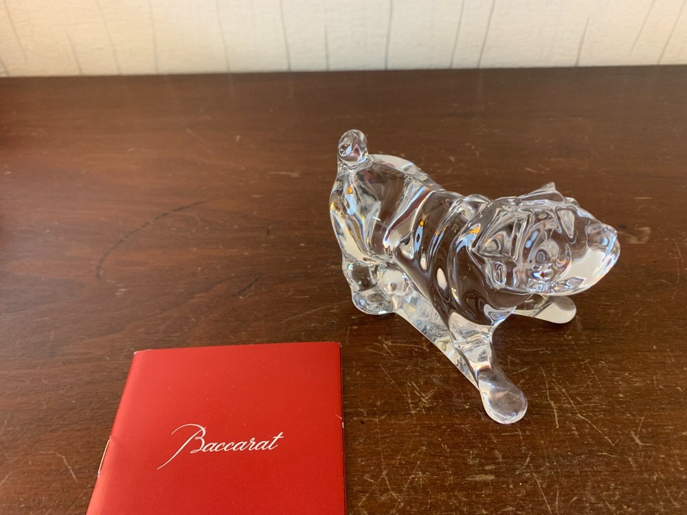 Baccarat Crystal Pug Dog