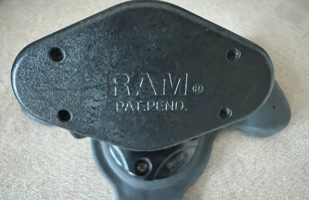 RAM Mount with Post & Bendable Rubber - For Car/Truck Dash Base