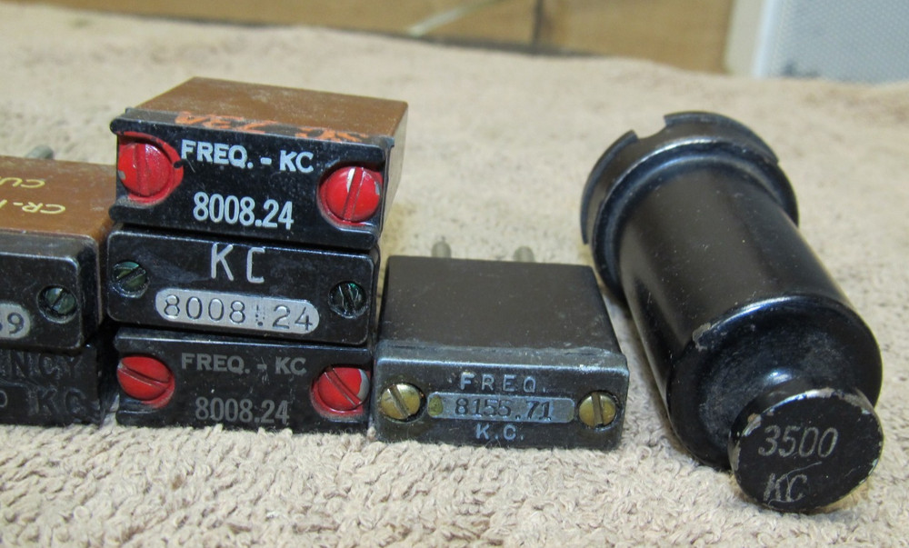 Lot Of 22 Military Ham Transmitter Crystals, Some Duplicates