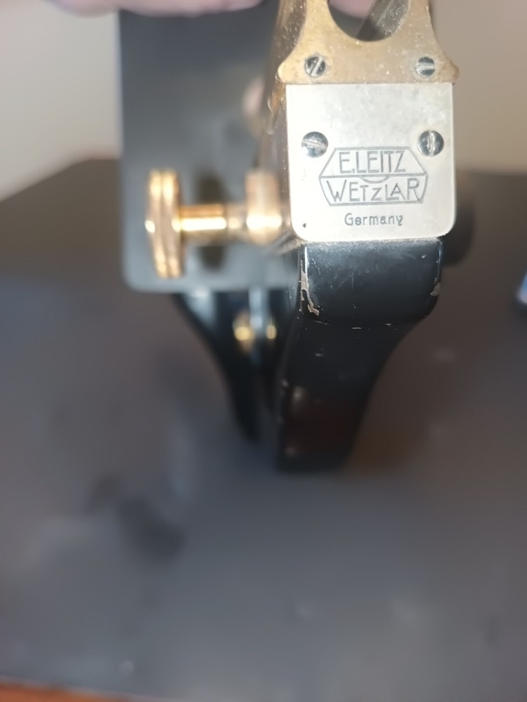 E. Leitz Wetzler Microscope Base for Parts
