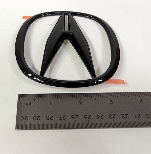 Genuine Acura Integra Rear (A) Emblem Nameplate Badge (Gloss Black) (08F20-3S5-2