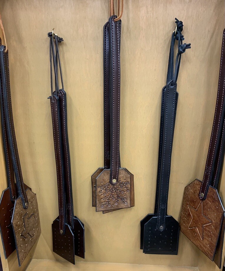 Leather Fly Swatter - Large Texas