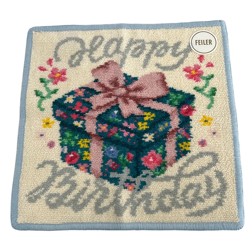 FEILER - Cream Pink Multi Cotton Accessory
