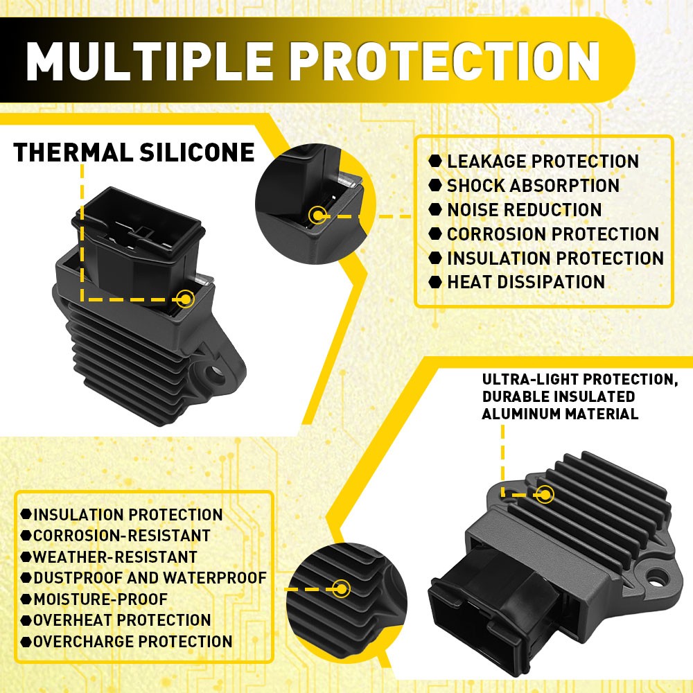 For Honda VT750 Shadow Ace750 Deluxe PC800 CBR900RR Voltage Regulator Rectifier