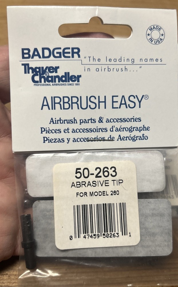 REPLACEMENT TIP FOR BADGER MINI SANDBLASTER 50-263 For Model 260