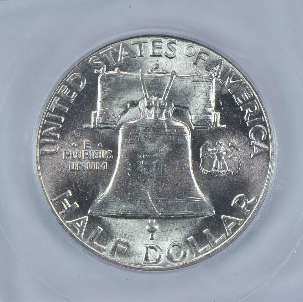 1950-D Franklin Half Dollar MS64 ICG