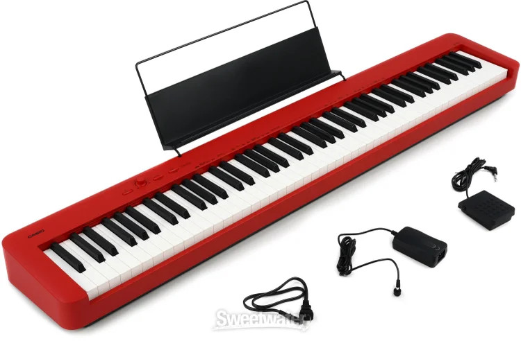 Casio CDPS160 88-key Compact Digital Piano - Red
