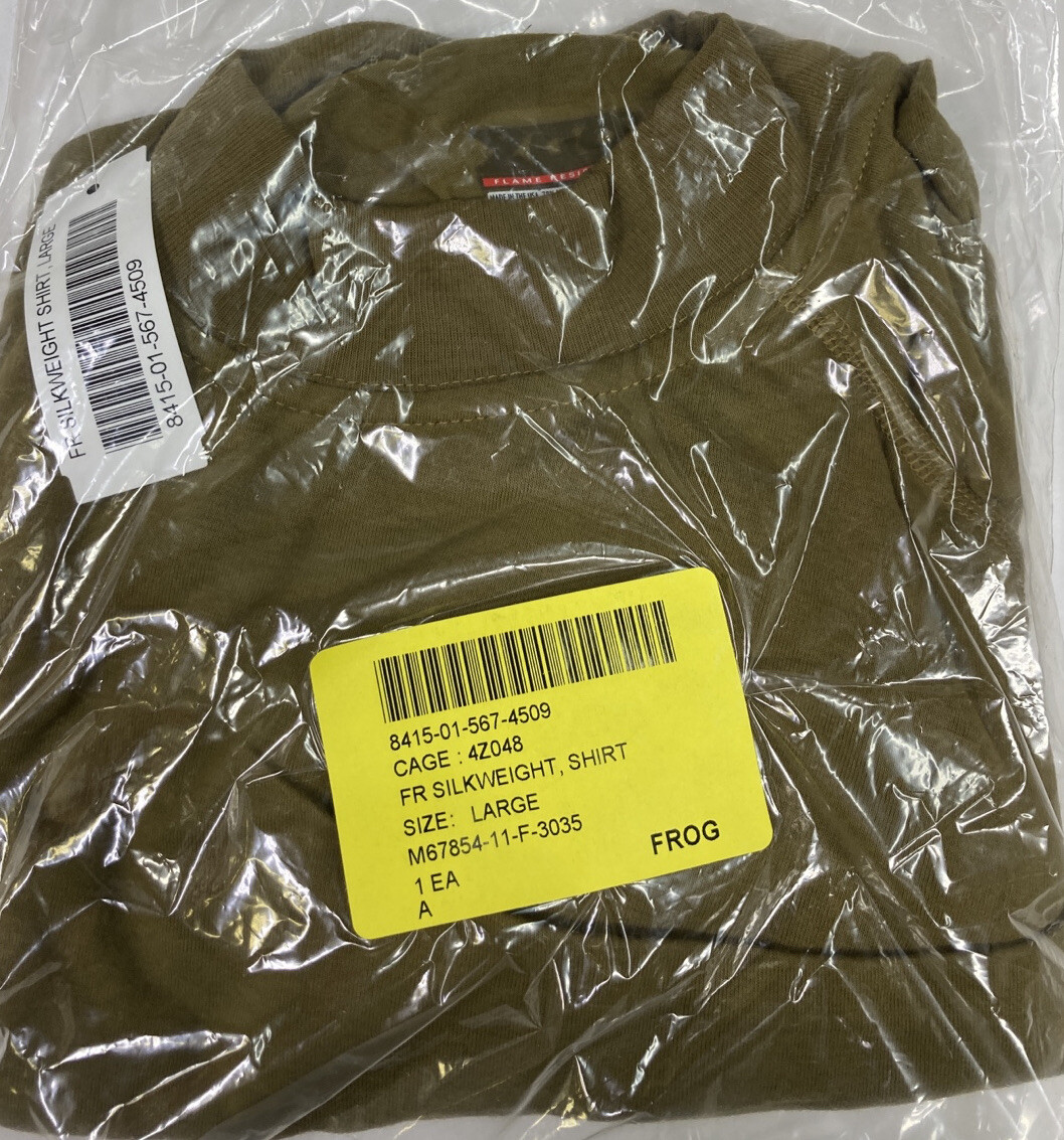 USMC XGO FROG Peckham Military Flame Resistant SILK Layer Shirt SM MED LARGE NEW