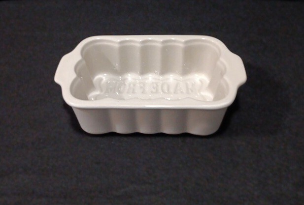 Glass Mini Scalloped Loaf Baking Dish (Made From Scratch)
