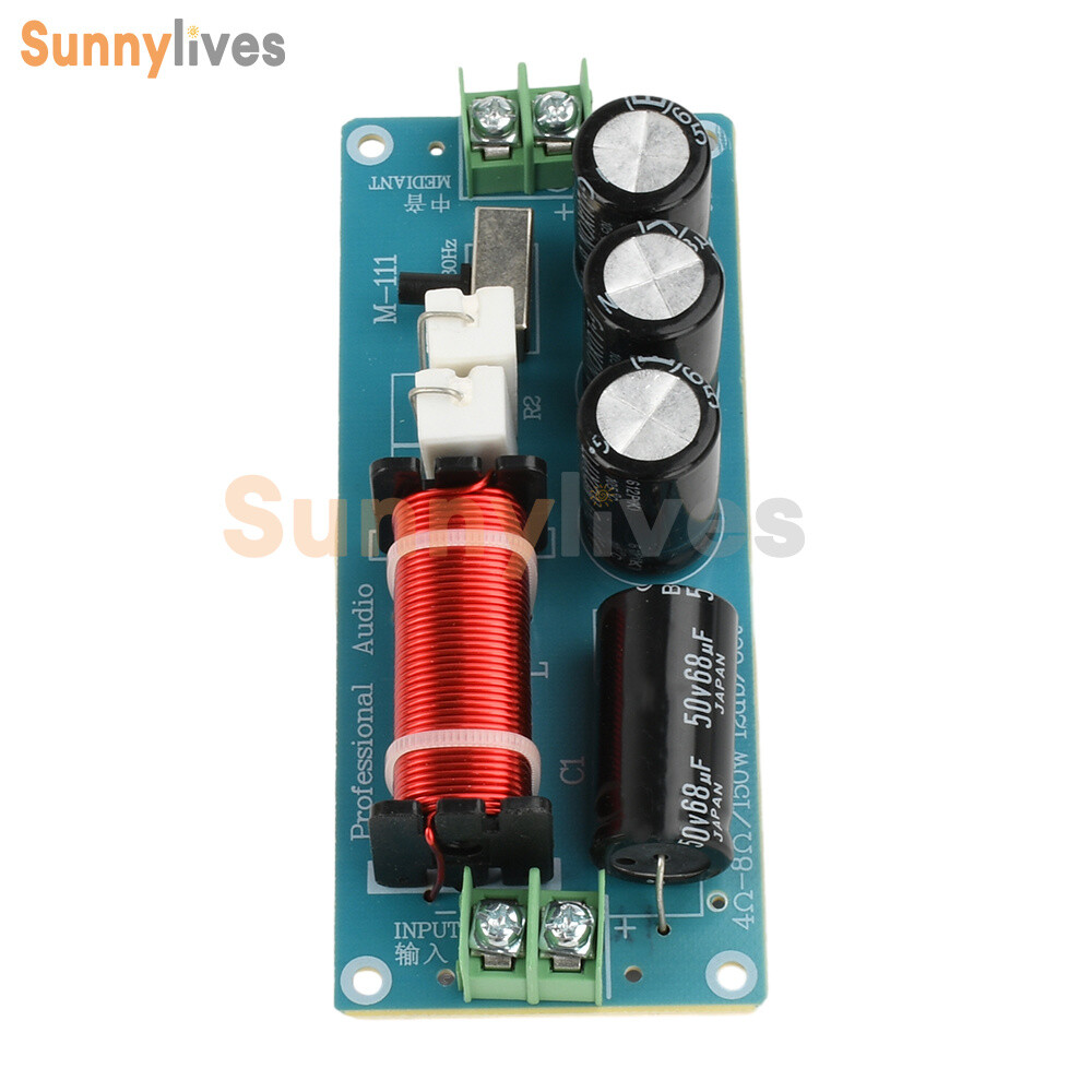 150W Midrange Speaker Frequency Divider Audio Crossover For HiFi Audio Amplifier