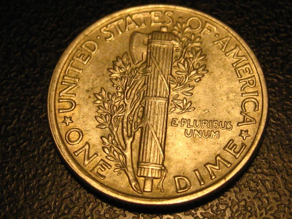 1941-P 90% Silver Mercury Head Dime Uncirculated
