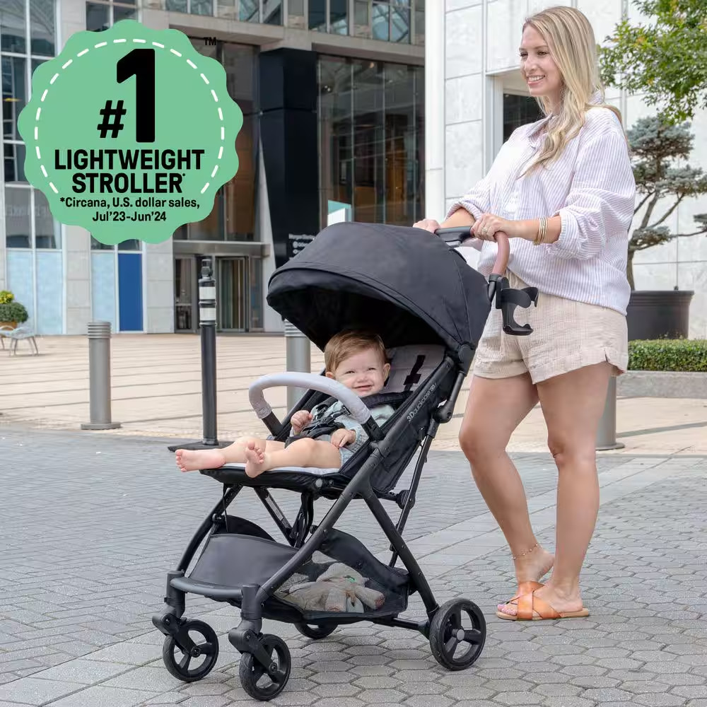 3Dquickclose CS+ Compact Fold Infant Baby Stroller, Black