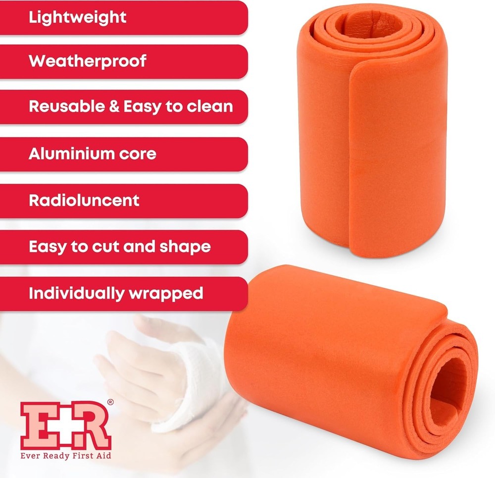Universal 24-Inch Aluminum Splint - Lightweight & Flexible First Aid Solution