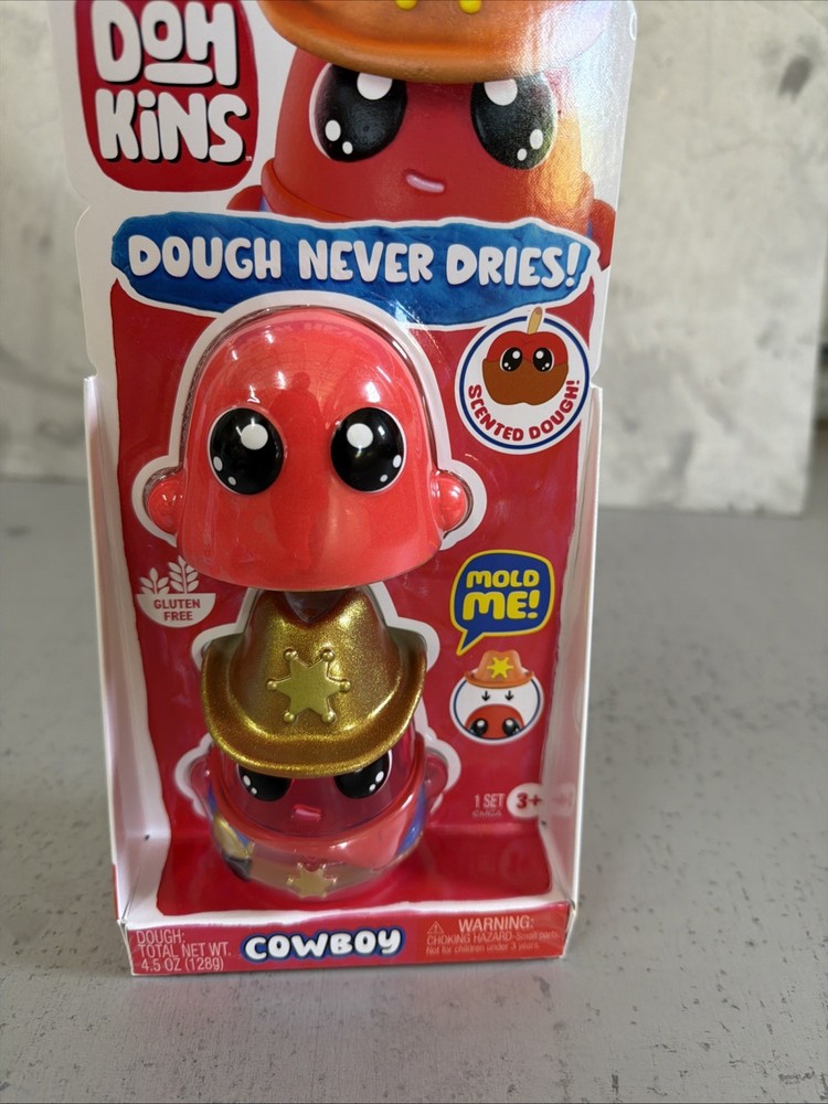 Doh Kins Dough Never Dries Dinosaur Mold Set Scented