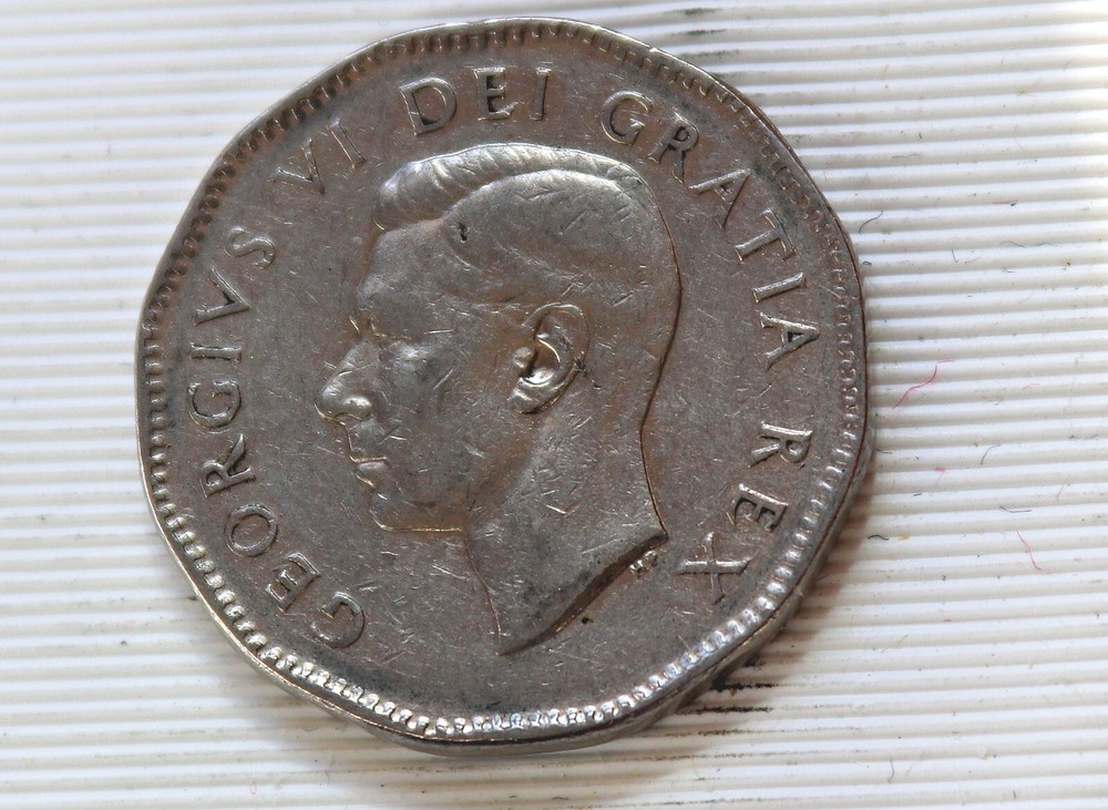 1948 Canada 5 Cents George VI
