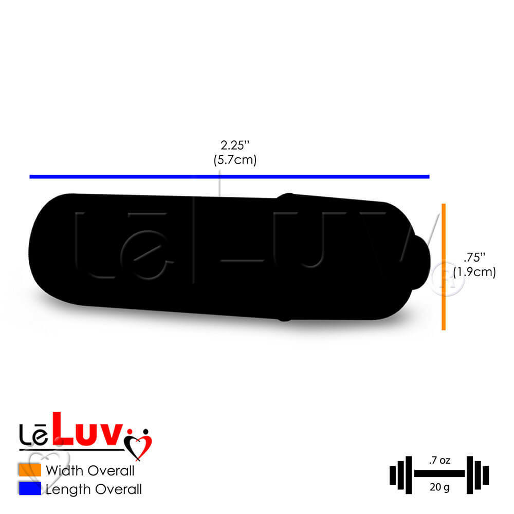 Rabbit Vibrator Rotating LeLuv Multispeed Clit Tickler Bundle with Mini Massager