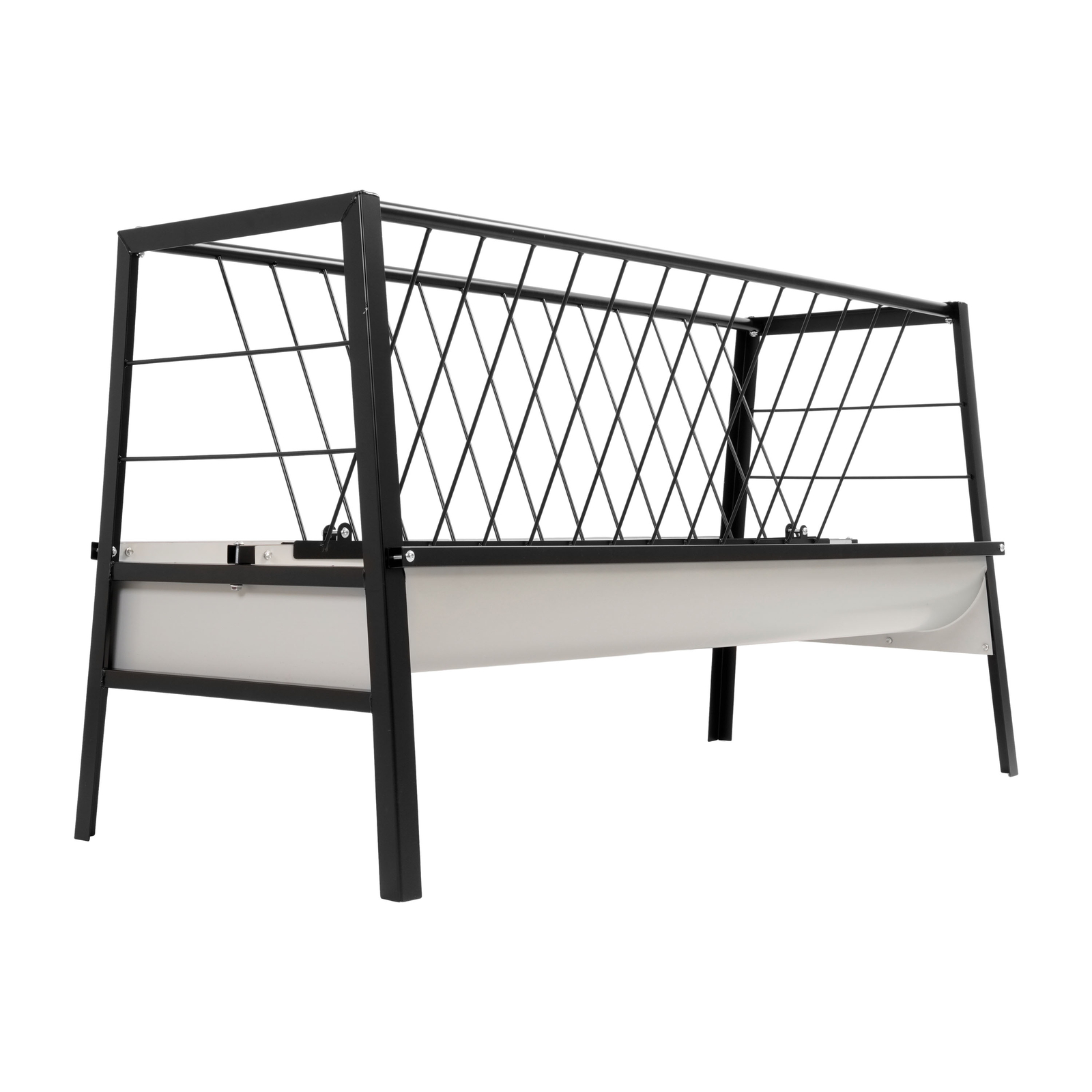 Heavy Duty Deeper Pasture Hay Feeder For Goats Sheep Miniature Horses 59" * 26"