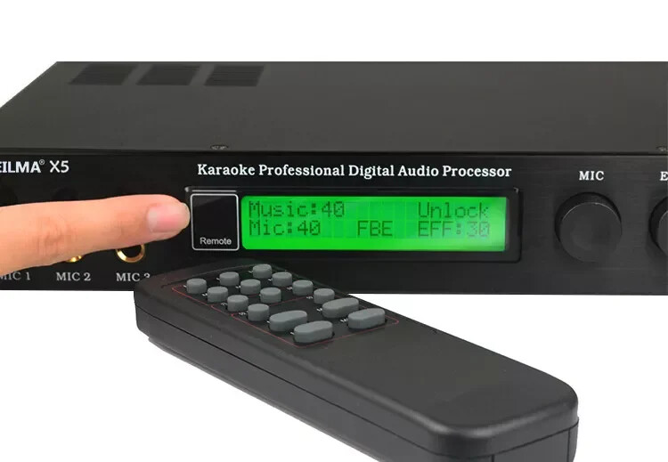 Professional Digital Audio Processor Interface Prevent Howling Audio Effector