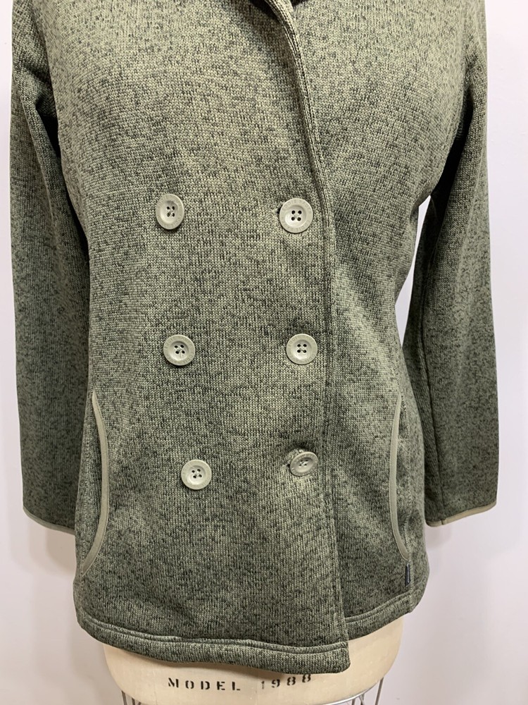 Eddie Bauer Peacoat Sweater Jacket Medium