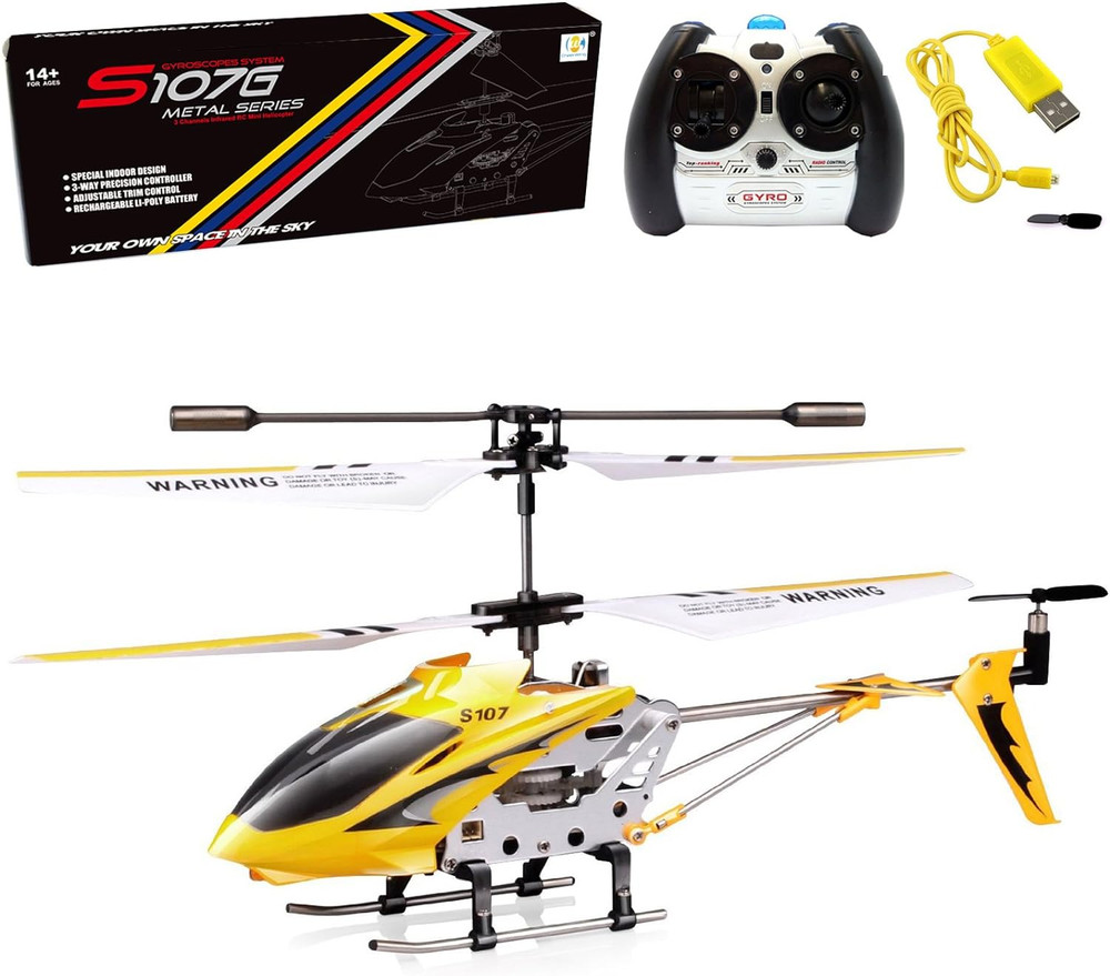 Mini RC Helicopter - 3CH Precise Remote Control Gyro System Flexible Blades