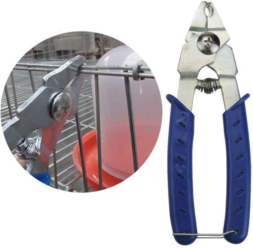 NEW HOG RING PLIERS + 200 3/8” Galvanized Hog Rings