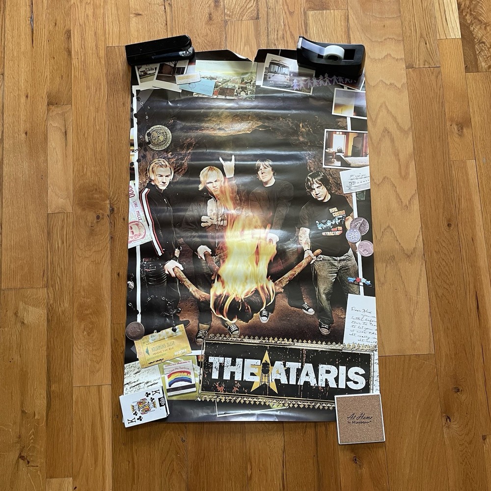 Vintage 2003 The Ataris So Long Astoria Promo Poster Pop Punk Emo Y2K