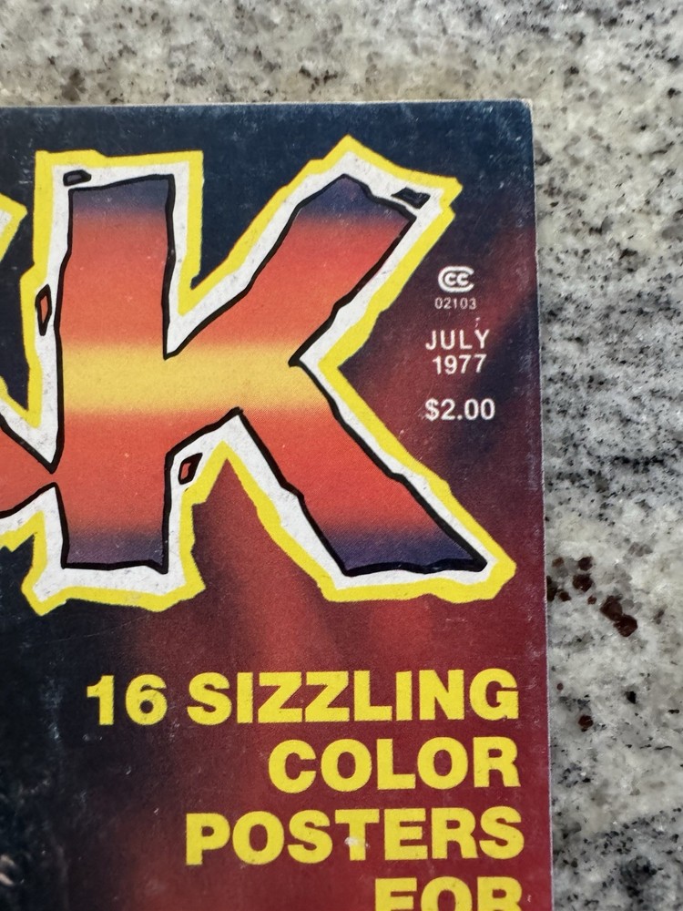 KISS 1977 ROCK SPECIAL MAGAZINE GENE PAUL ACE PETER AUCOIN VINTAGE MEGA RARE