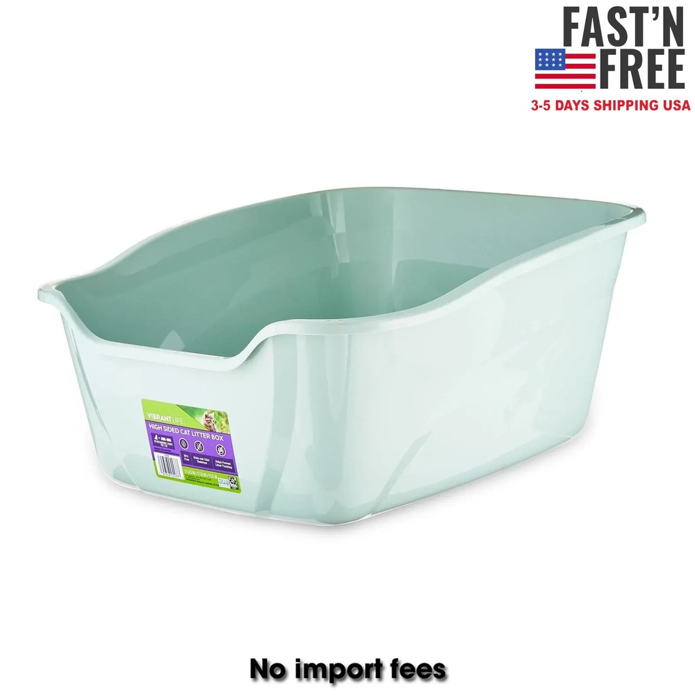 Vibrant Life High Sided Open Cat Litter Box